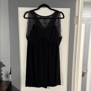Adore Me Elegant Black Lace Nightgown